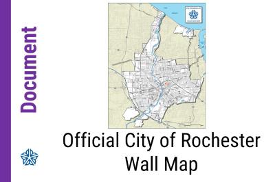 Official City of Rochester Wall Map