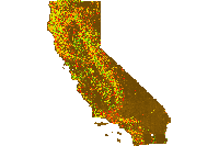 NAIP 2009 NDVI 1m California