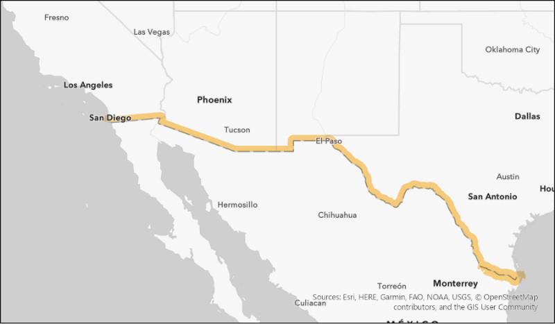 US Mexico Border Story Map