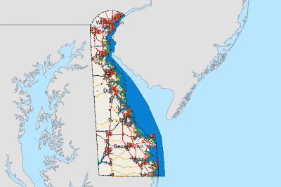 Delaware Flood Risk Map