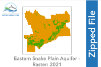 Eastern Snake Plain Aquifer - Raster: 2021