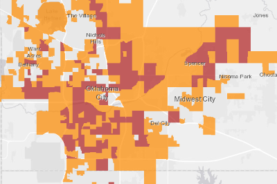 Environmental Justice Areas of Concern - 2015