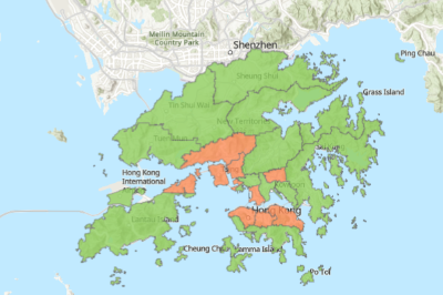 Projected Population Distribution of Hong Kong