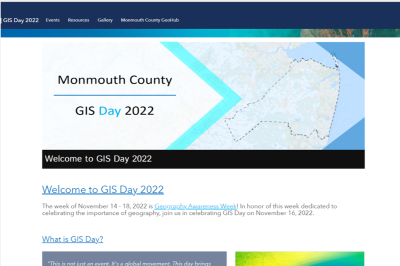 Web Applications  Monmouth County GeoHub