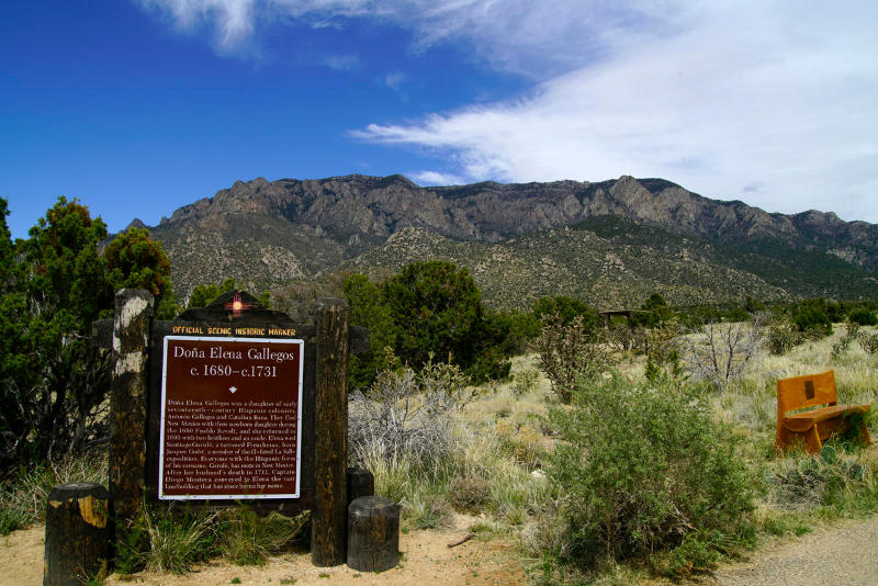 Elena Gallegos Trail Map Elena Gallegos Land Grant