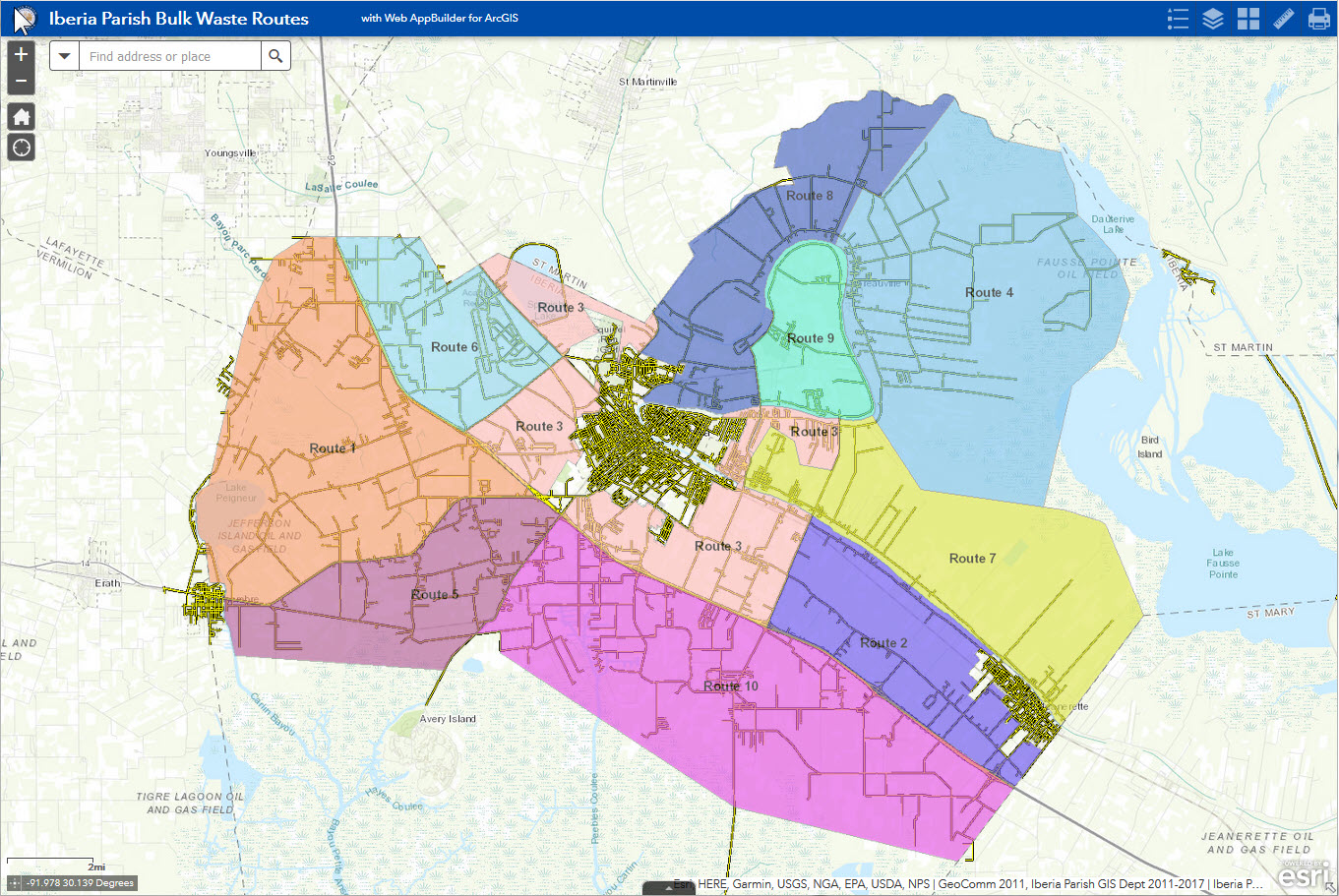 Iberia Parish Government GIS