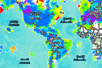 North America Wind Map Current Wind Speed and Wind Direction: North America