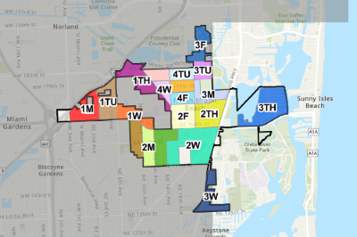 City of North Miami Beach Bulk Trash Pick Up Map