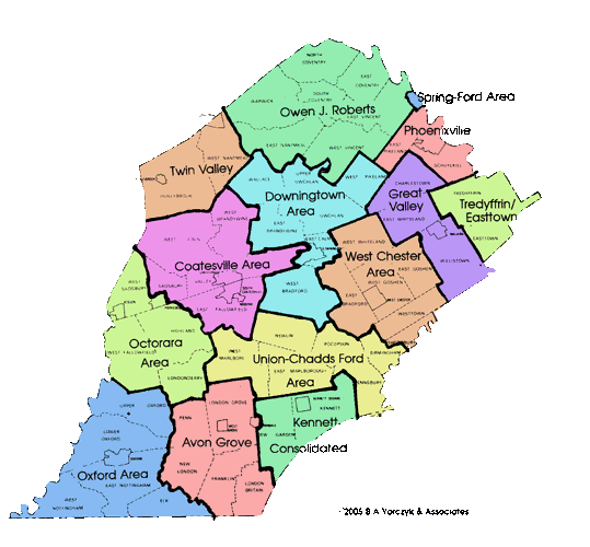 Chester County Gis Map Gis And Chester County School Locations