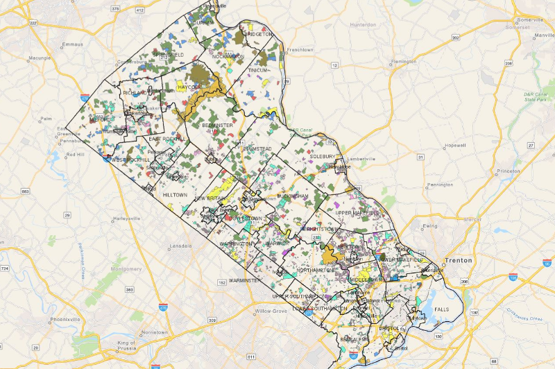 Bucks County Parcel Map Bucks County