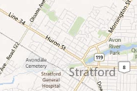 map of stratford ontario Stratford Community Map map of stratford ontario