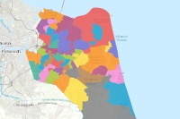 Virginia Beach Zoning Map Vbcps 2021-2022 Es Attendance Zone Map - Overview