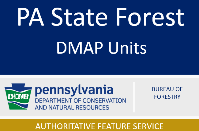 Pennsylvania State Forest DMAP Units