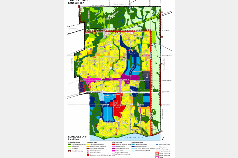 City Of Pickering Zoning Map Ajax Official Plan Land Use | Arcgis Hub