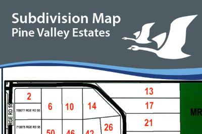 Subdivision Map - Pine Valley Estates