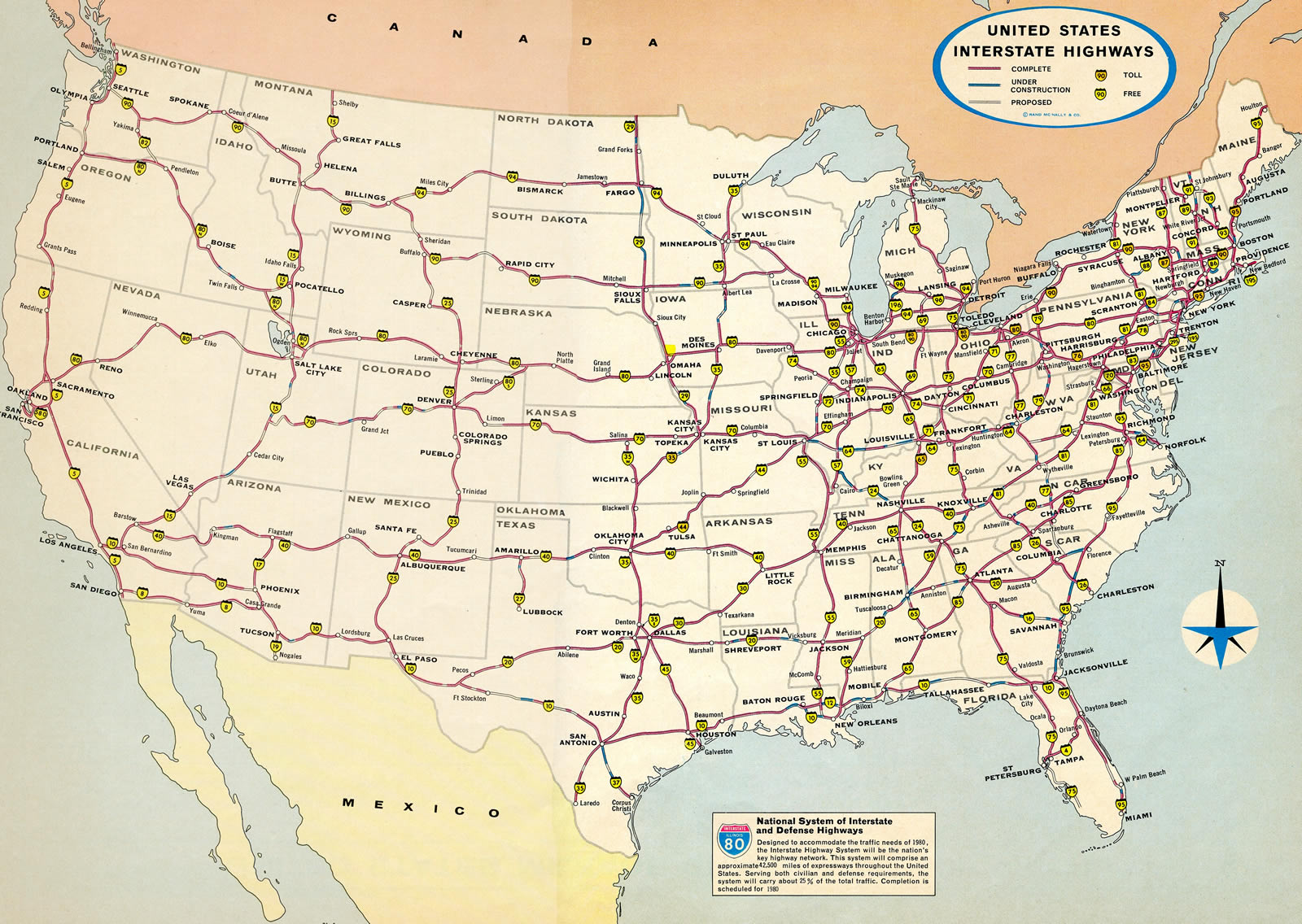 Map Of Us Interstate Highway System Africa Map   1575153186664 