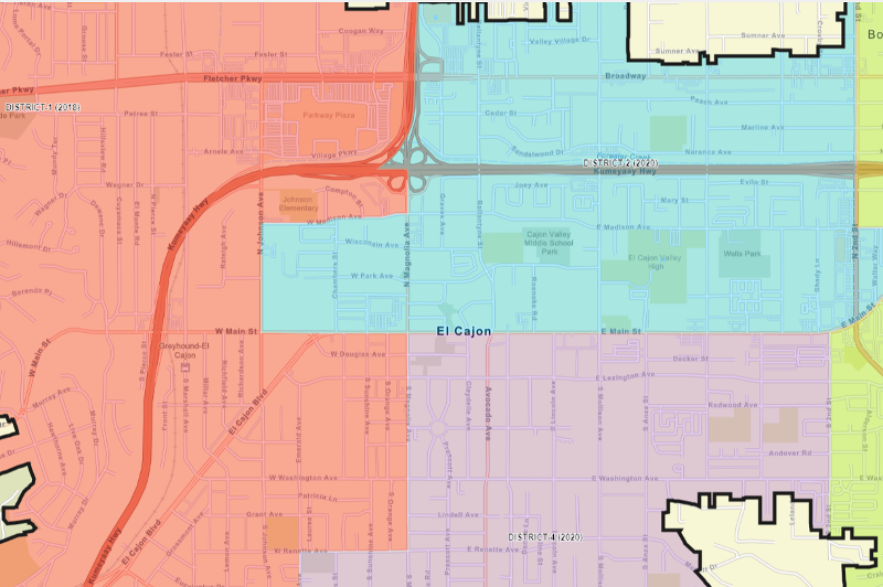 City of El Cajon Maps