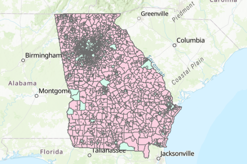 Racial makeup of deals fulton county ga