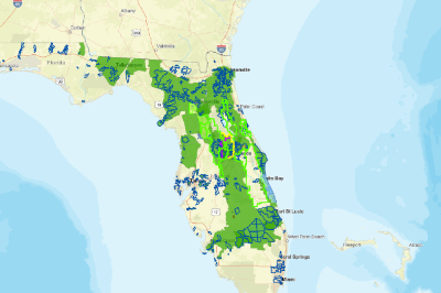 Regulatory Permit Basin Zones (SJRWMD) and Water Quality Assessments ...