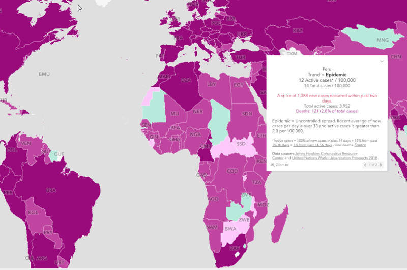 World Sick Map Arcgis Covid-19 Resources