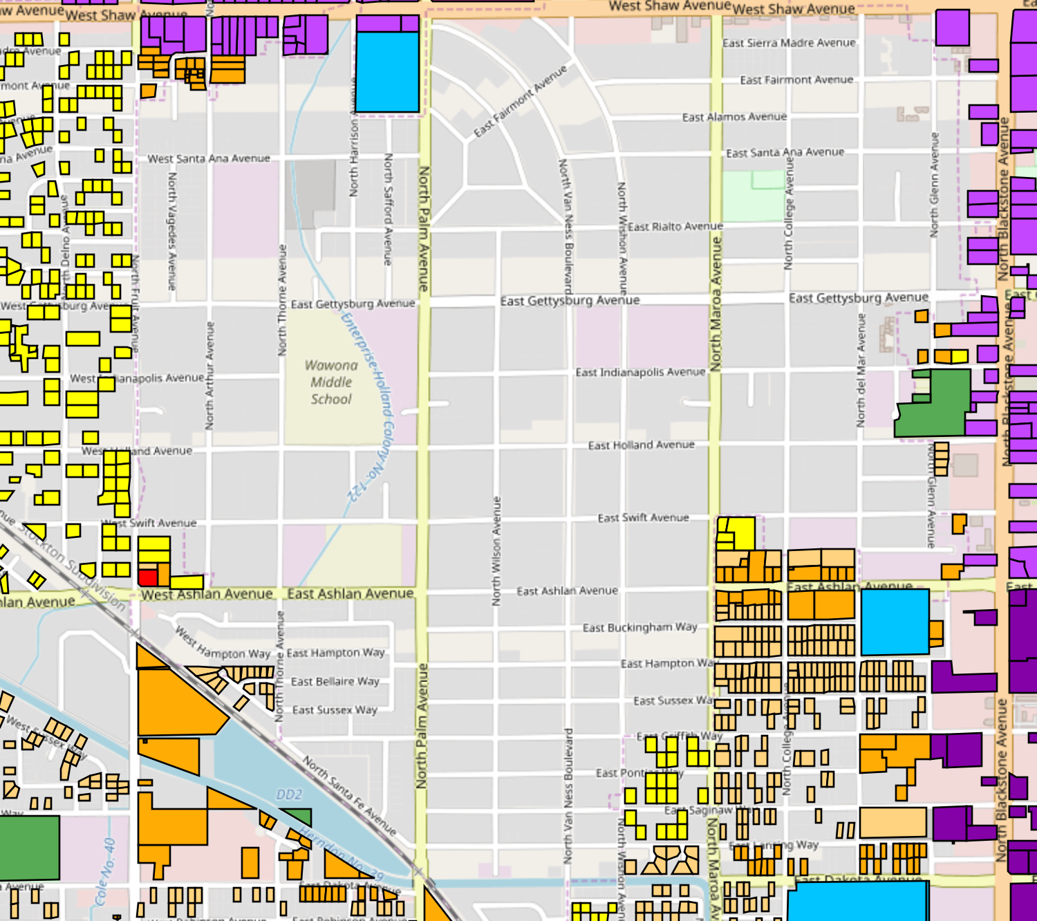 City Of Fresno Zoning Map - Maping Resources