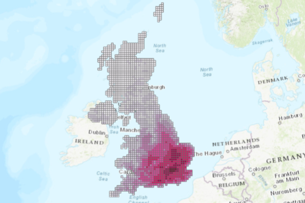 Annual Cooling Degree Days - Projections (12km)