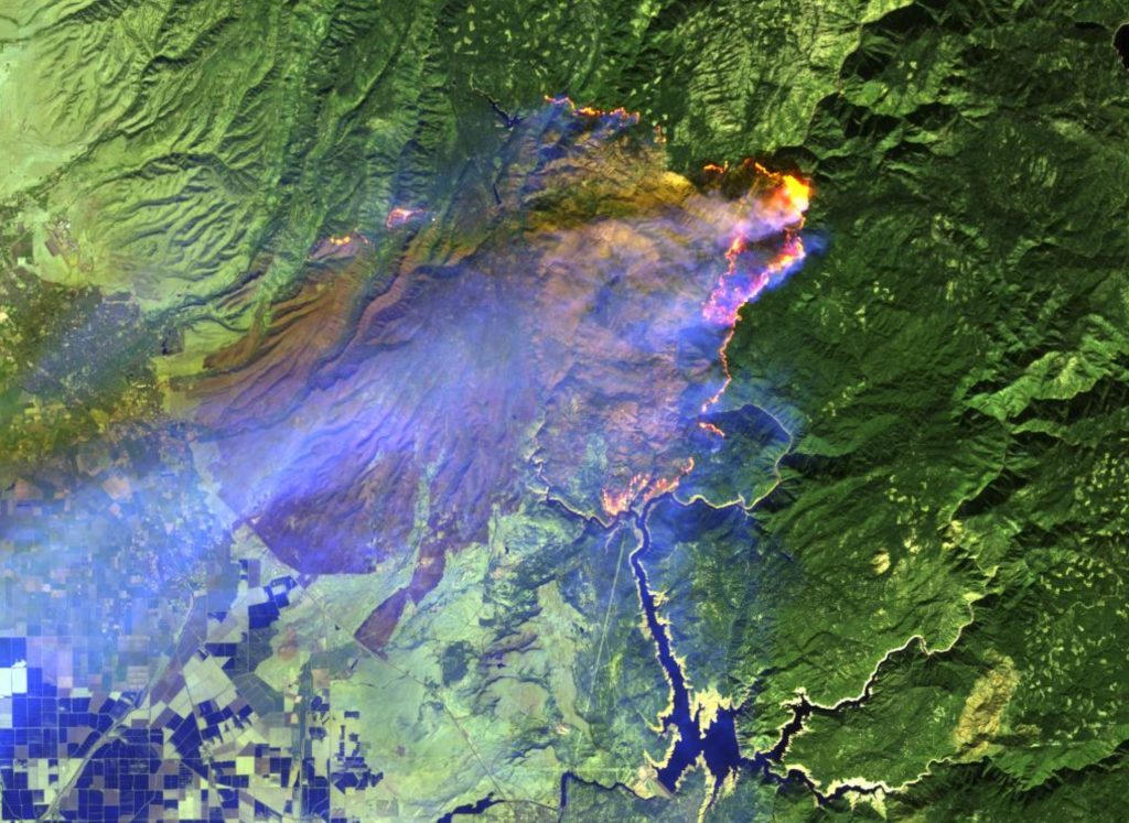 California Wildfires – Remote Sensing with Sentinel 2 Imagery