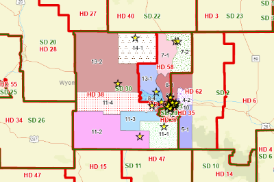 Natrona County Precinct Map