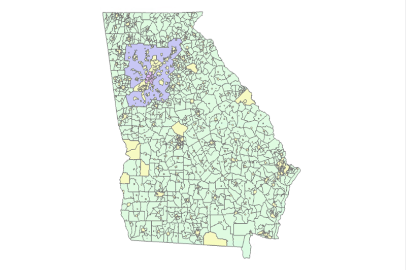 Racial makeup of deals fulton county ga