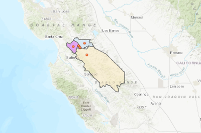 San Benito County Map