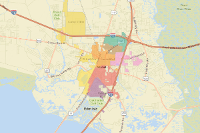 Slidell City Limits Map Slidell Council District Map - Overview