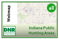 Indiana Public Land Map Indnr Webmap: Indiana Public Hunting Areas - Overview