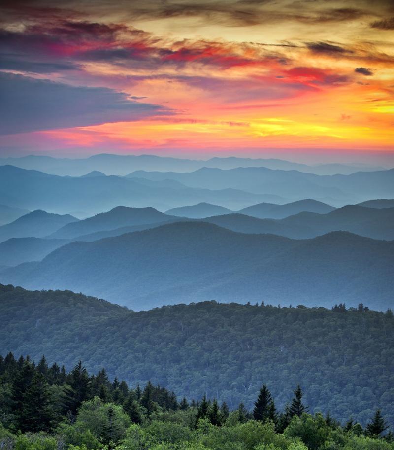 The Blue Ridge Mountains