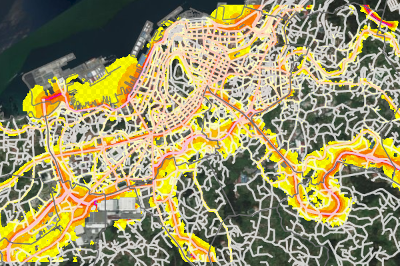 Mapa De Ruidos De Día De 7-19h (datos 2017)