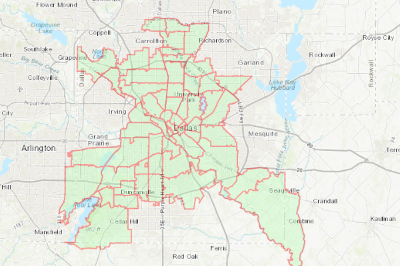 DallasCityCouncilDistricts ZipCodes