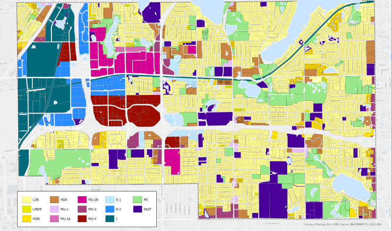 Ramsey County Zoning Map Roseville Zoning Map Update