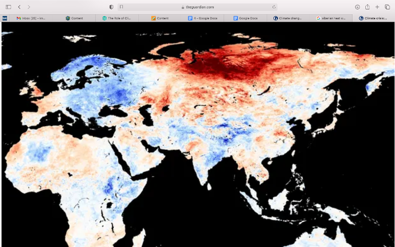 The Role of Climate Change in Siberia's Recent Heat Wave