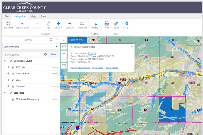 Clear Creek County Gis Clear Creek County