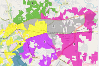 City of Greer City Council Districts