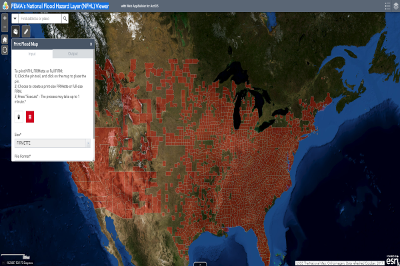 FEMA's National Flood Hazard Layer (NFHL) Viewer