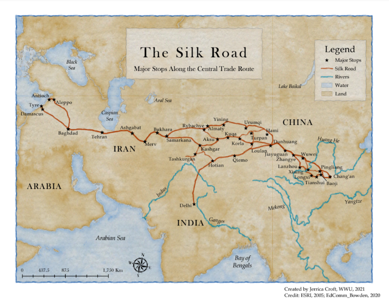 Popular Exports on the Silk Road