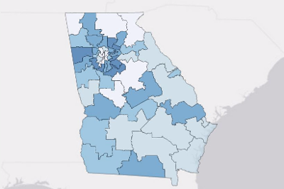 Georgia State Senate Districts (Weave Interactive Map)